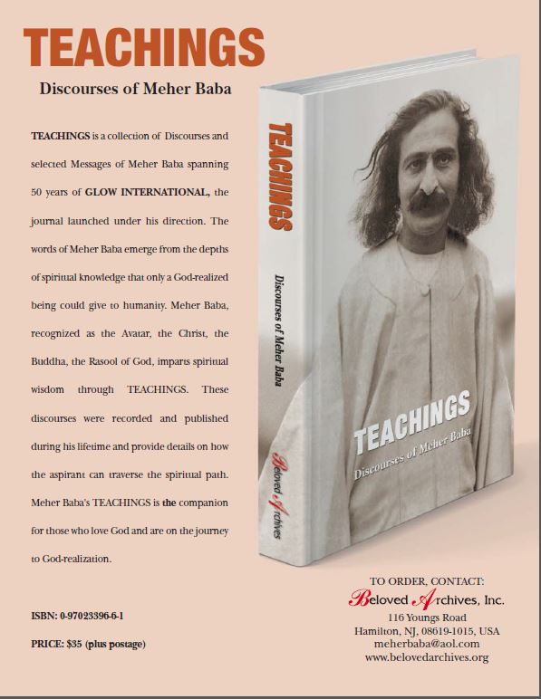 Teachings Meher Baba new book